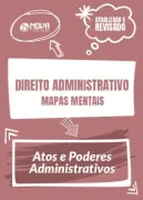 Produto Mapas Mentais Direito Administrativo - Atos e Poderes Administrativos (PDF) - Nova Concursos