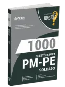Produto Livro 1000 Questões Gabaritadas para PM-PE - Soldado - Nova Concursos
