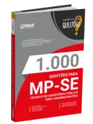Produto Livro 1.000 Questões Gabaritadas para o MP-SE - Técnico do Ministério Público - Área Administrativa - Nova Concursos