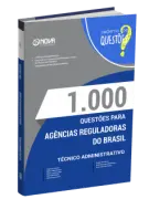 Produto Livro 1.000 Questões Gabaritadas - Agências Reguladoras do Brasil - Técnico Administrativo - Nova Concursos