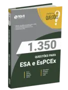 Produto Caderno 1.350 Questões Gabaritadas ESA e EsPCEx - Nova Concursos