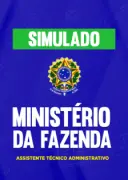 Produto Simulado - Ministério da Fazenda - Assistente Técnico Administrativo - Nova Concursos