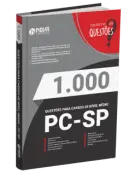 Produto Livro 1.000 Questões Gabaritadas PC-SP - Nível Médio - Nova Concursos