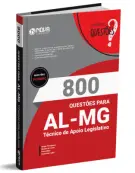 Produto Livro 800 Questões Gabaritadas AL-MG - Técnico de Apoio Legislativo - Nova Concursos