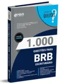 Produto Livro 1.000 Questões Gabaritadas BRB - Escriturário - Nova Concursos