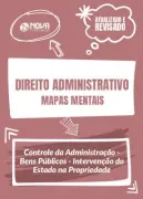 Produto Mapas Mentais Direito Administrativo - Controle da Administração (PDF) - Nova Concursos