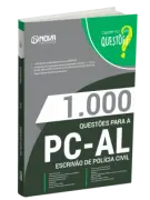 Produto Livro 1000 Questões Gabaritadas para PC-AL - Escrivão de Polícia Civil - Nova Concursos