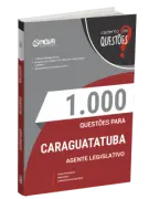 Produto Livro 1000 Questões Gabaritadas para Câmara de Caraguatatuba-SP - Agente Legislativo - Nova Concursos
