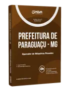 Apostila Prefeitura de Paraguaçu-MG 2026 - Operador de Máquinas Pesadas - Nova Concursos