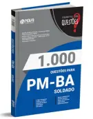 Produto Livro 1.000 Questões Gabaritadas PM-BA - Soldado - Nova Concursos