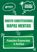 Produto Mapas Mentais Direito Constitucional - Funções Essenciais à Justiça (PDF) - Nova Concursos