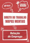 Produto Mapas Mentais Direito do Trabalho - Relação de Emprego (PDF) - Nova Concursos