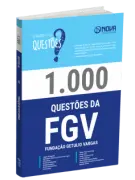 Produto Livro 1.000 Questões Gabaritadas da FGV - Nova Concursos