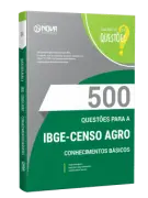 Produto Livro 500 Questões Gabaritadas para IBGE Temporário - Conhecimentos Básicos - Nova Concursos