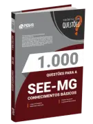 Produto Livro 1.000 Questões Gabaritadas SEE-MG - Conhecimentos Básicos - Nova Concursos