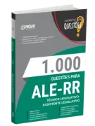Produto Livro 1000 Questões Gabaritadas para ALE-RR - Técnico Legislativo - Assistente Legislativo - Nova Concursos