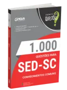 Produto Livro 1000 Questões Gabaritadas para SED-SC - Conhecimentos Comuns - Nova Concursos