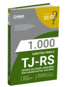 Produto Livro 1.000 Questões Gabaritadas para o TJ-RS - Técnico do Poder Judiciário - Área Administrativo-Judiciária - Nova Concursos