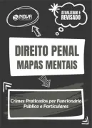 Produto Mapas Mentais Direito Penal - Crimes Praticados por Funcionário Público e Particulares (PDF) - Nova Concursos