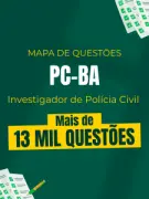 Produto Mapa de Questões Online - PC-BA - Investigador de Polícia Civil - 13 Mil Questões - Nova Concursos