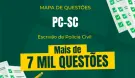 Produto Mapa de Questões Online - PC-SC - Escrivão de Polícia Civil - 7 Mil Questões - Nova Concursos
