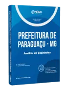 Apostila Prefeitura de Paraguaçu-MG 2026 - Auxiliar Cozinheira - Nova Concursos