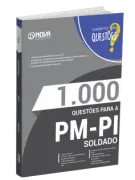 Produto Livro 1000 Questões Gabaritadas para PM-PI - Soldado - Nova Concursos
