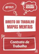 Produto Mapas Mentais Direito do Trabalho - Contrato de Trabalho (PDF) - Nova Concursos