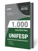 Produto Livro 1000 Questões Gabaritadas para UNIFESP - Assistente em Administração - Nova Concursos