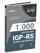 Produto Livro 1.000 Questões Gabaritadas para o IGP-RS - Técnico em Perícias - Nova Concursos