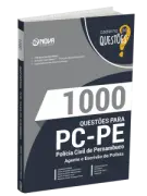 Produto Livro 1000 Questões Gabaritadas para PC-PE - Agente de Polícia - Nova Concursos