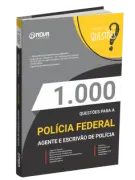Produto Livro 1.000 Questões Gabaritadas PF - Agente e Escrivão de Polícia Federal - Nova Concursos