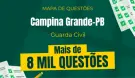 Produto Mapa de Questões Online - Pref. Campina Grande-PB - Guarda Civil Municipal - 8 Mil Questões - Nova Concursos