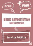 Produto Mapas Mentais Direito Administrativo - Serviços Públicos (PDF) - Nova Concursos