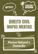 Produto Mapas Mentais Direito Civil - Pessoa Natural e Domicílio (PDF) - Nova Concursos