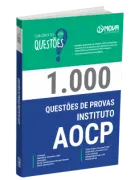 Produto Livro 1.000 Questões Gabaritadas do Instituto AOCP - Nova Concursos