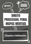 Produto Mapas Mentais Direito Processual Penal - Citações e Intimações (PDF) - Nova Concursos