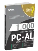 Produto Livro 1000 Questões Gabaritadas para PC-AL - Agente de Polícia Civil - Nova Concursos