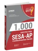 Produto Livro 1000 Questões Gabaritadas para SESA-AP - Conhecimentos Gerais - Nova Concursos
