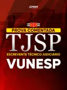 Produto Prova Comentada TJ-SP - Escrevente Técnico Judiciário - VUNESP em PDF - Nova Concursos