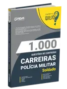 Produto Livro 1.000 Questões Gabaritadas - Carreiras Polícia Militar - Soldado - Nova Concursos
