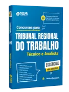 Apostila Essencial para Concursos 2026 - Tribunal Regional do Trabalho - Técnico e Analista - Nova Concursos