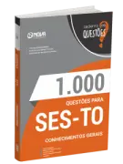 Produto Livro 1000 Questões Gabaritadas para SES-TO - Conhecimentos Gerais - Nova Concursos