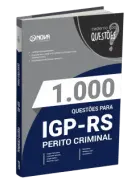Produto Livro 1.000 Questões Gabaritadas para o IGP-RS - Perito Criminal - Nova Concursos