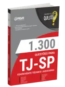 Produto Livro 1.300 Questões Gabaritadas para TJ-SP - Escrevente Técnico Judiciário - Nova Concursos