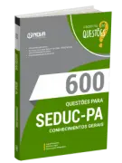 Produto Livro 600 Questões Gabaritadas para SEDUC-PA - Conhecimentos Gerais - Nova Concursos
