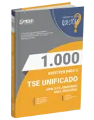 Produto Livro 1.000 Questões Gabaritadas TSE Unificado - Analista Judiciário - Área Judiciária - Nova Concursos