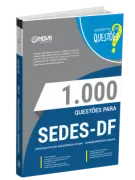 Produto Livro 1000 Questões Gabaritadas para SEDES-DF - Especialista em Desenvolvimento e Assistência Social (EDAS) - Nova Concursos