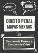 Produto Mapas Mentais Direito Penal - Concurso de Pessoas e Concurso de Crime (PDF) - Nova Concursos