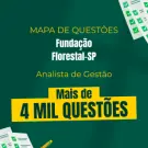 Produto Mapa de Questões Online - Fundação Florestal-SP - Analista de Gestão - Administração de Empresas e Administração Pública - 4 Mil Questões - Nova Concursos